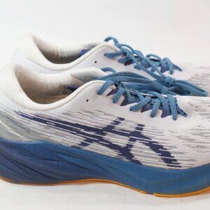 Asics Novablast 3 White Deep Ocean 1011B458-100 Men's Size 10.5